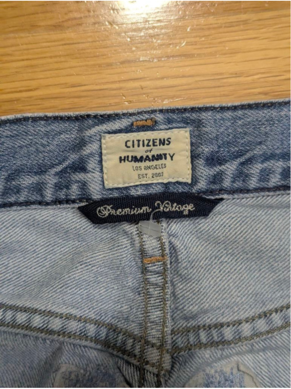 Citizens of Humanity Liya Jeans Blue Straight Leg Size 27 - Picture 3 of 14